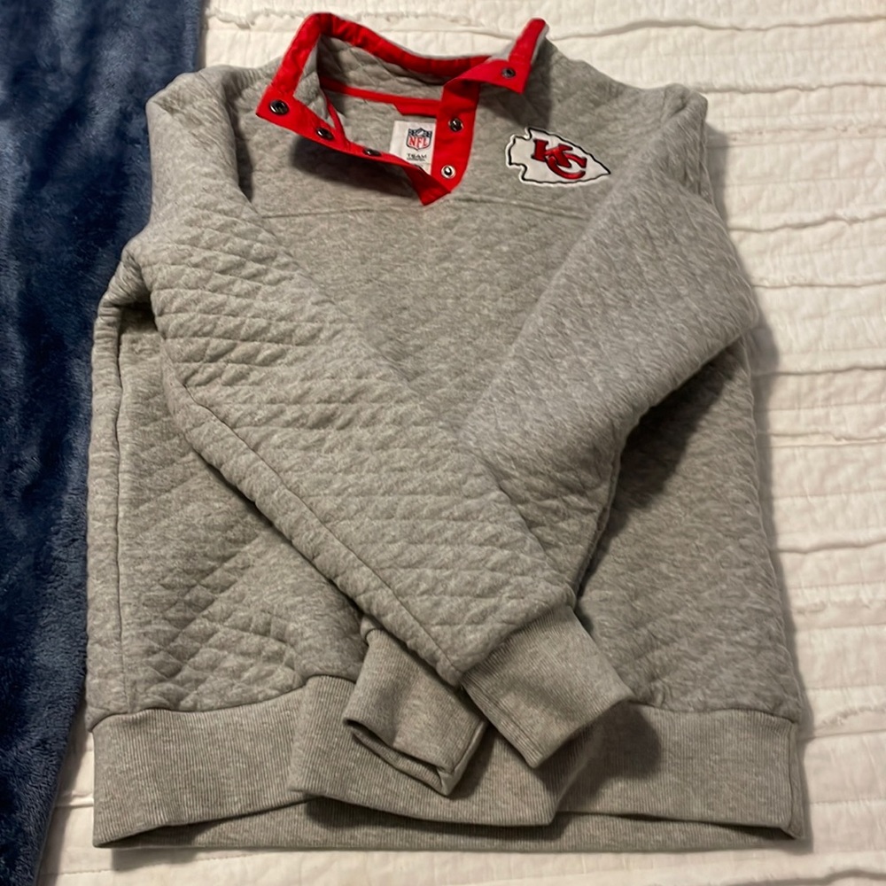KC Chiefs quilted sweatshirt